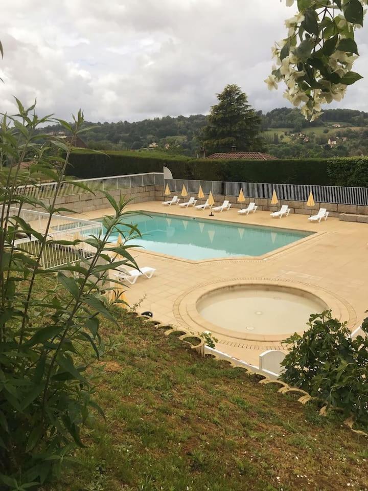 Le N5 Des Hauts De Sarlat Apt Duplex Clim, Piscine, Parking Eksteriør bilde